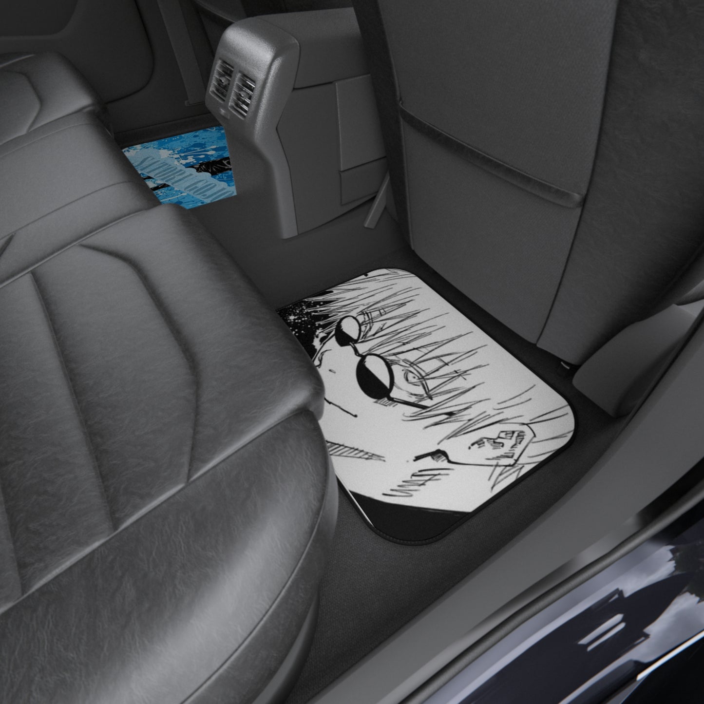 Gojo'You Cryin?' Car Floor Mats — Set of 4 (Front & Rear)