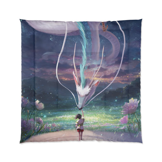 Dream Spirit Comforter — Spirited Away Inspired Night Sky Bedding