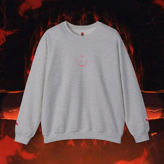King of Curses Embroidered Crewneck Sweatshirt