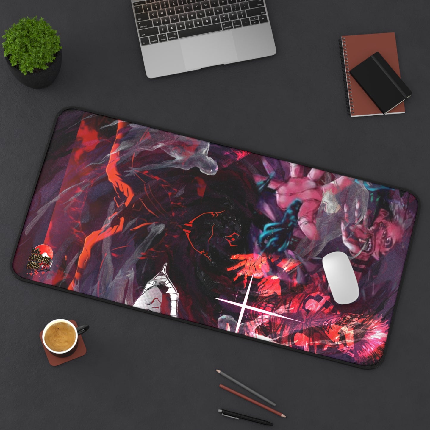Eerie "King of Curses" Desk Mat — Gaming Mouse Pad