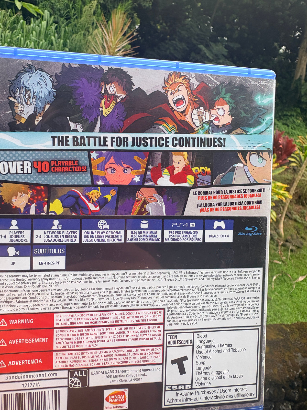 My Hero One’s Justice PS4
