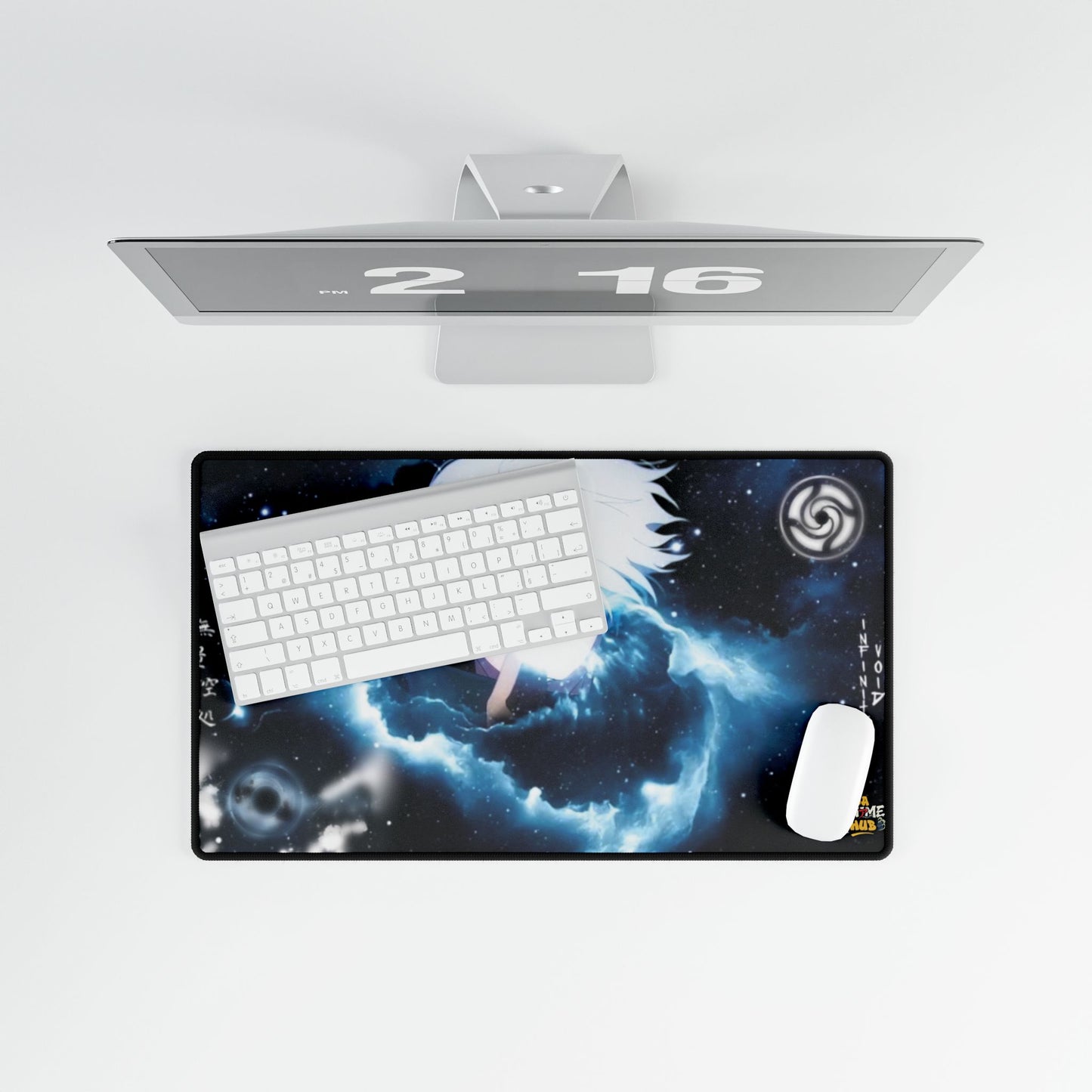 Infinite Void Anime Desk Mat — Domain Expansion Gaming Mouse Pad