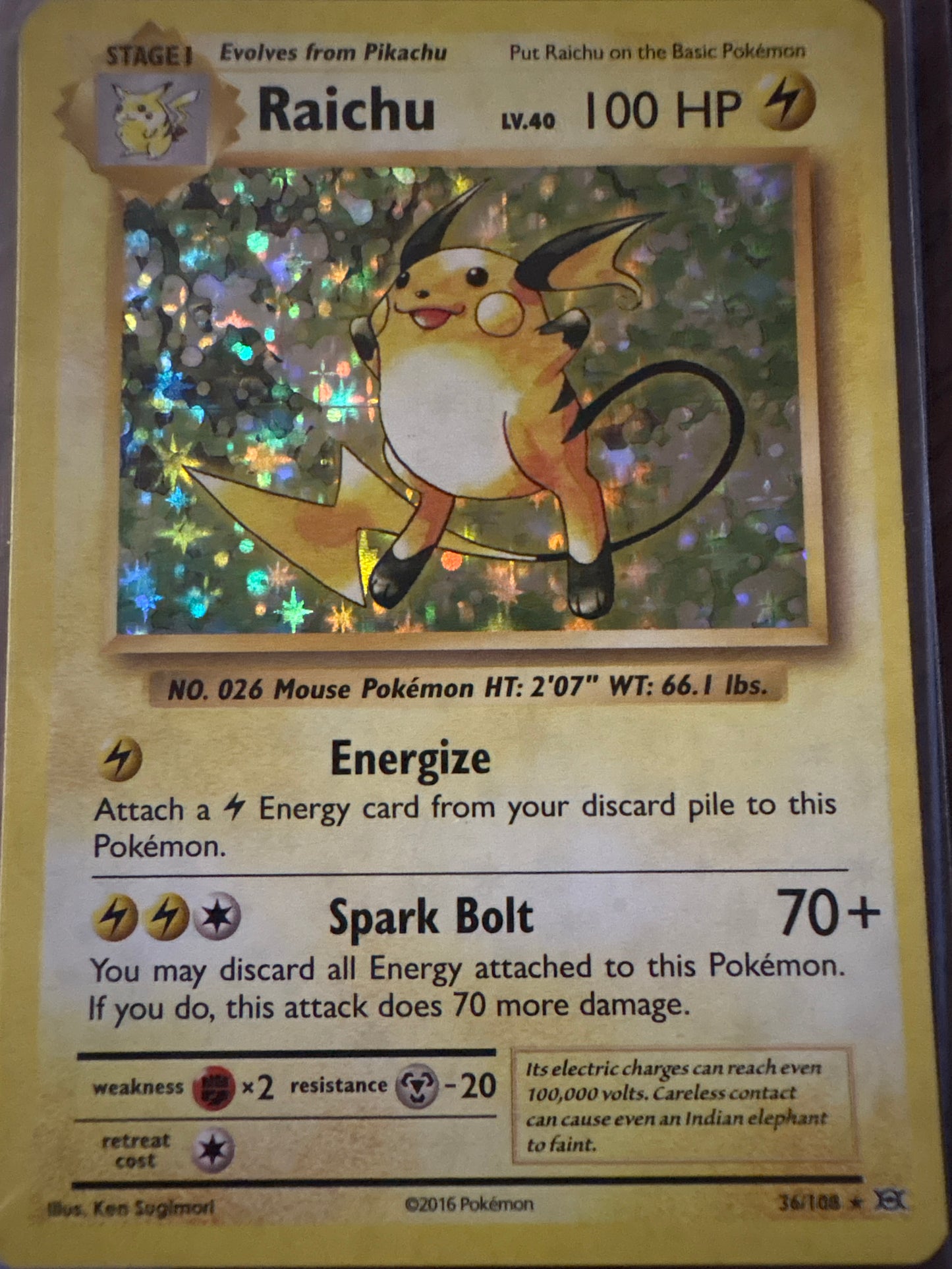 Evolutions Raichu