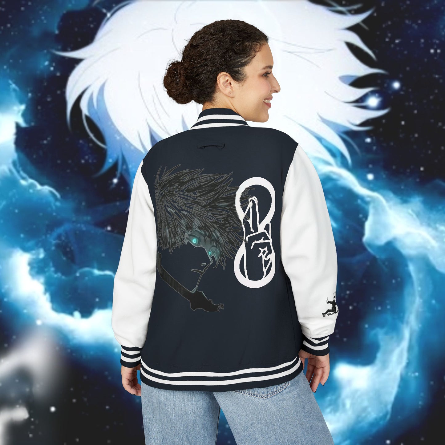 Gojo Satoru Infinite Void Letterman Jacket