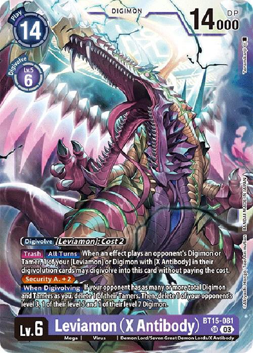 Leviamon (X Antibody) (BT15-081) Digimon TCG