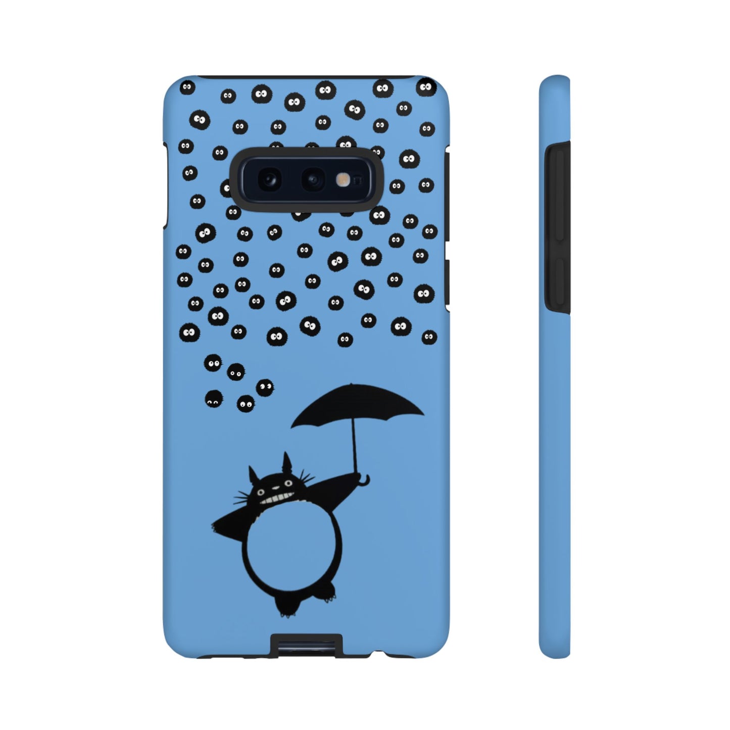 Totoro Umbrella Phone Case – Studio Ghibli-Inspired Totoro Soot Sprite Design