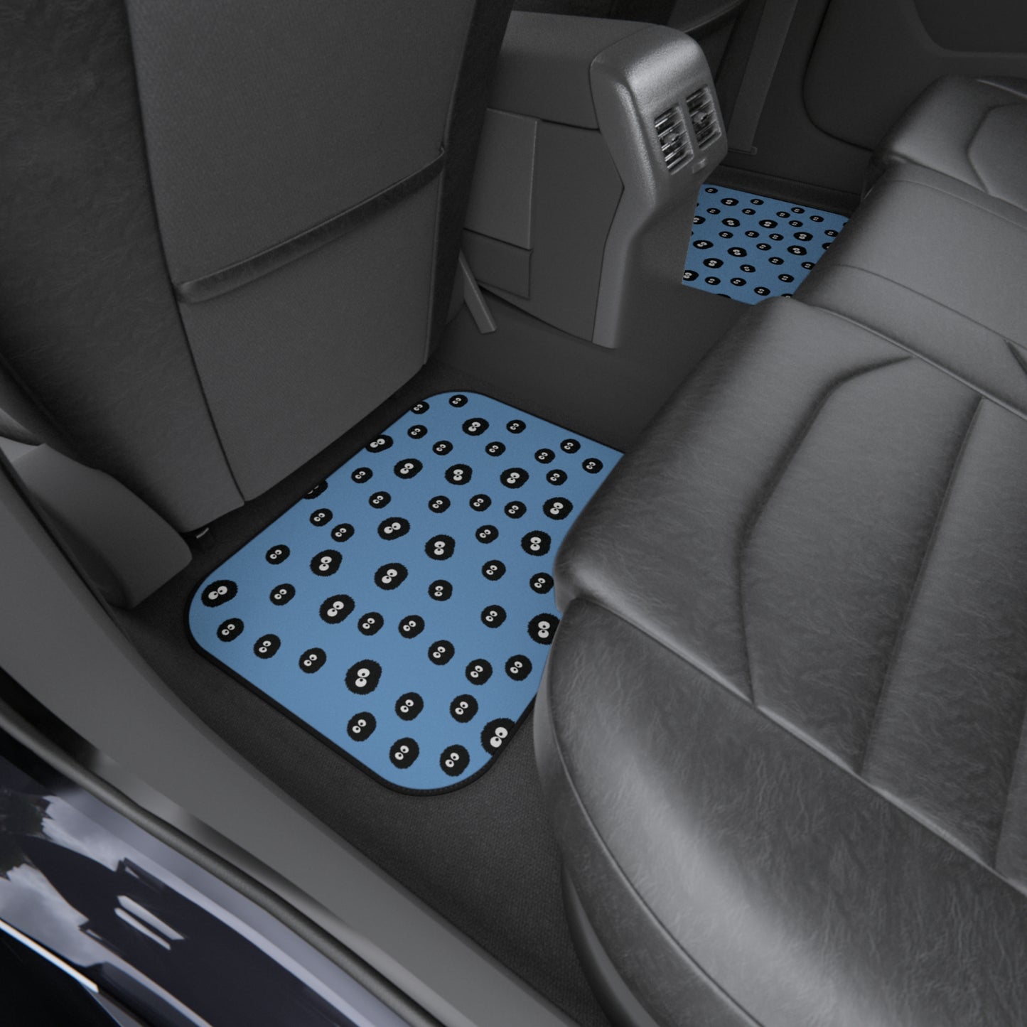 Kawaii Haku x Ghibli Inspired Car Mats (Set of 4) — Cute Anime Dragon Floor Liners