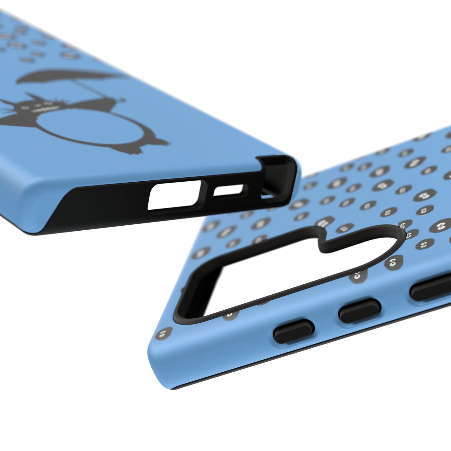 Totoro Umbrella Phone Case – Studio Ghibli-Inspired Totoro Soot Sprite Design