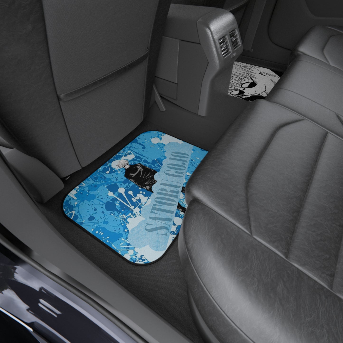 Gojo'You Cryin?' Car Floor Mats — Set of 4 (Front & Rear)