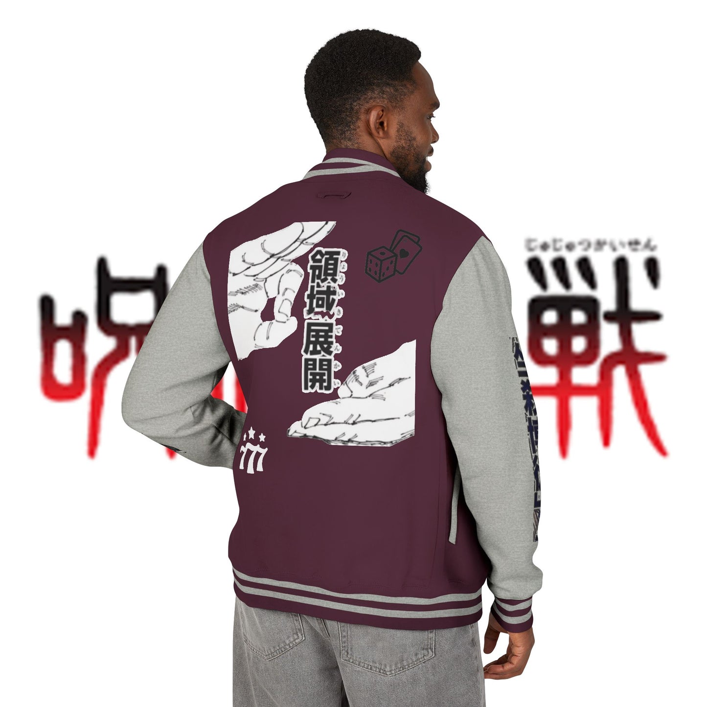 Hakari Domain Expansion Letterman Jacket — "Idle Death Gamble"