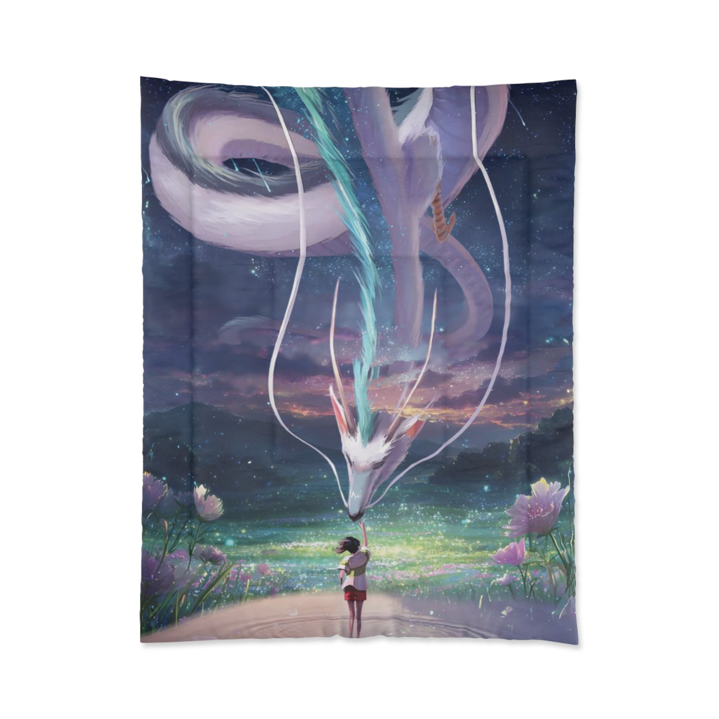 Dream Spirit Comforter — Spirited Away Inspired Night Sky Bedding