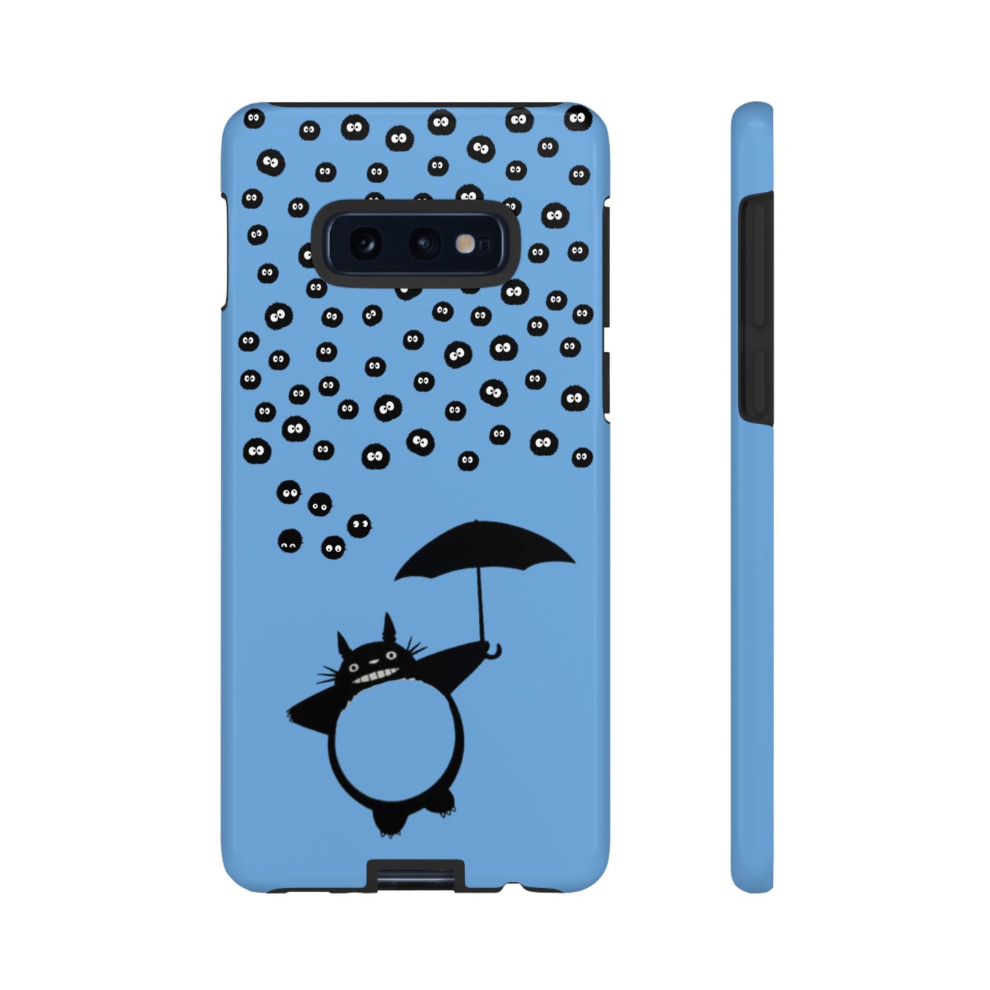 Totoro Umbrella Phone Case – Studio Ghibli-Inspired Totoro Soot Sprite Design