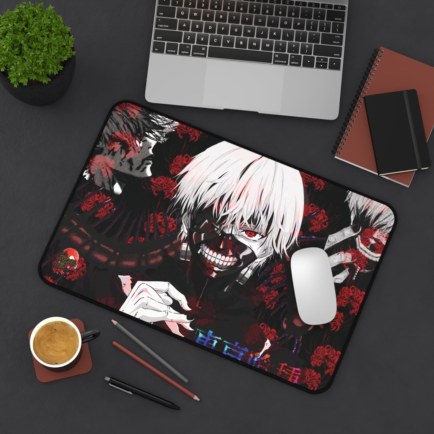 Kaneki Tokyo Ghoul Desk Mat — Anime Gaming Mouse Pad