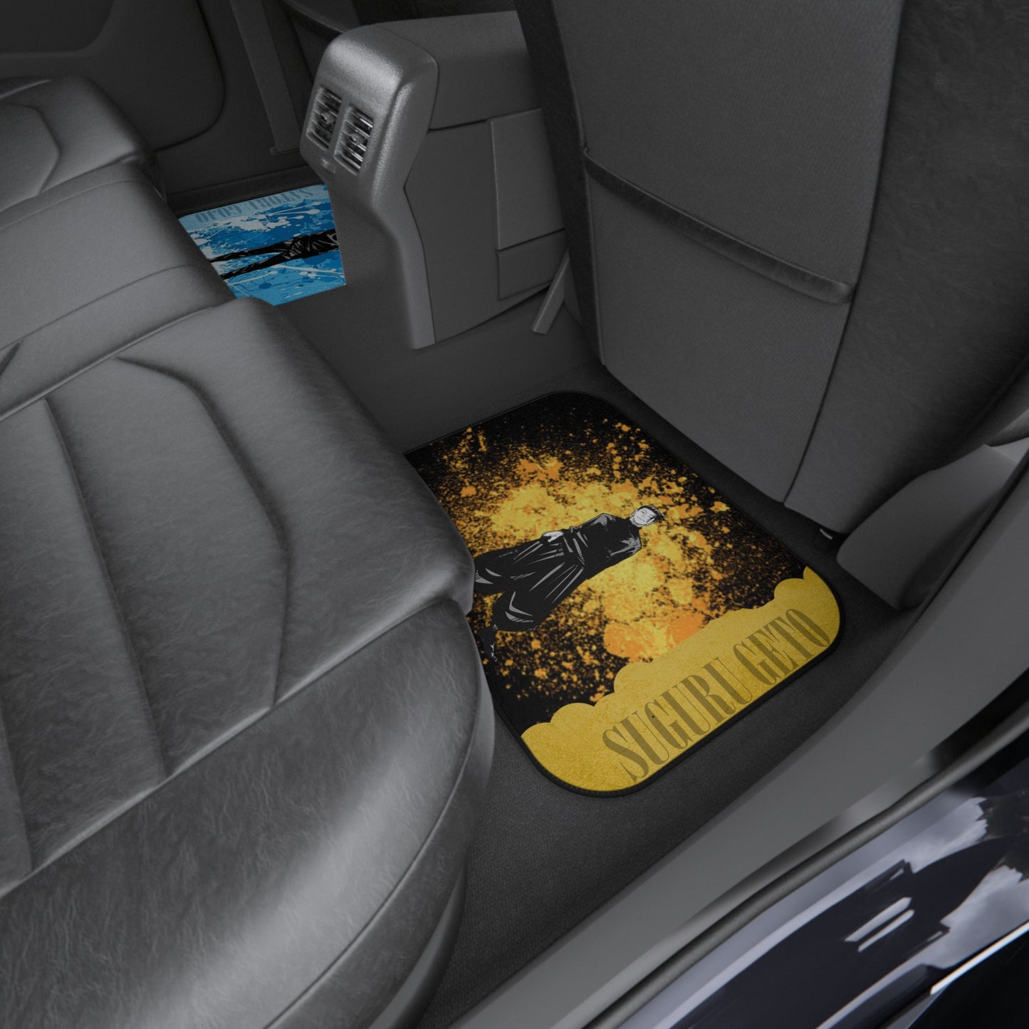 Strongest Duo -Car Floor Mats Set of 4 — Stylish Jujutsu-Inspired Character Design