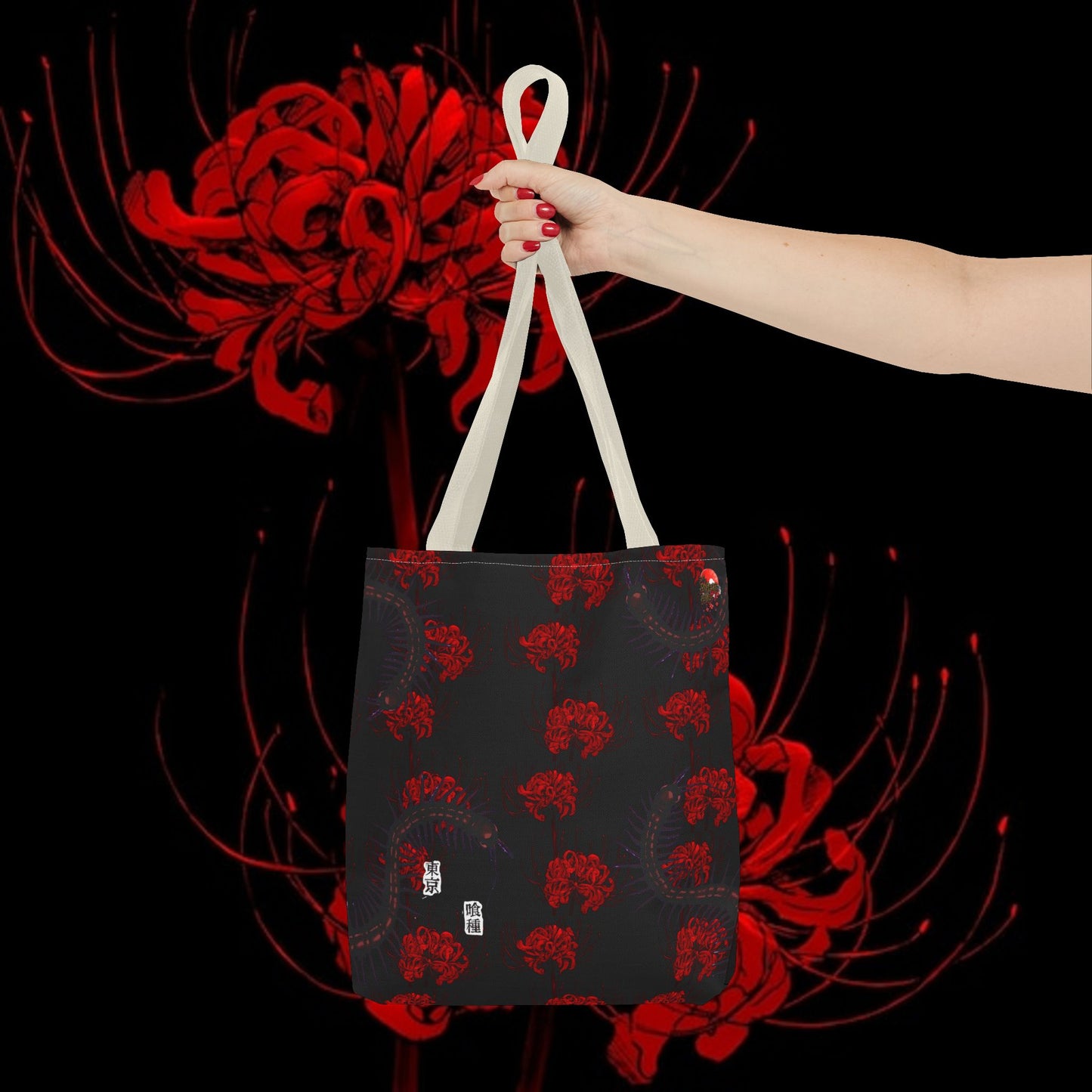 Tokyo Ghoul Inspired Da Animehub Tote Bag — Anime Aesthetic All-Over Print