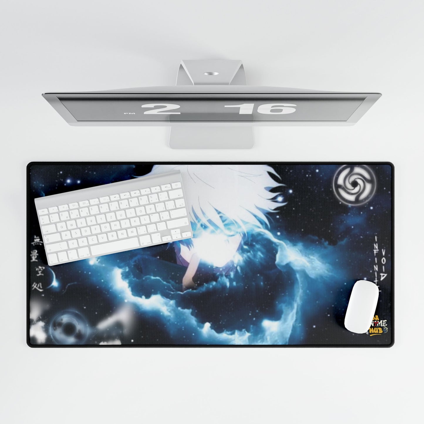Infinite Void Anime Desk Mat — Domain Expansion Gaming Mouse Pad