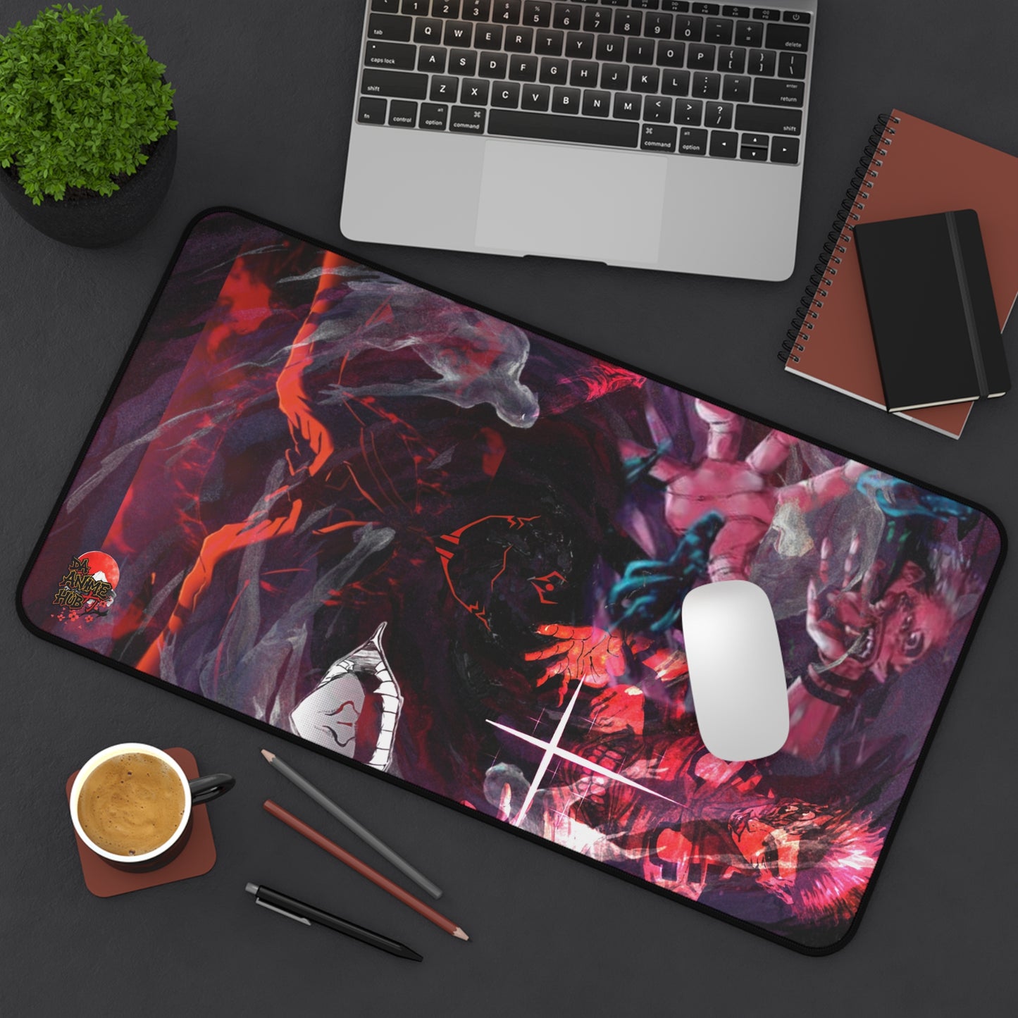 Eerie "King of Curses" Desk Mat — Gaming Mouse Pad