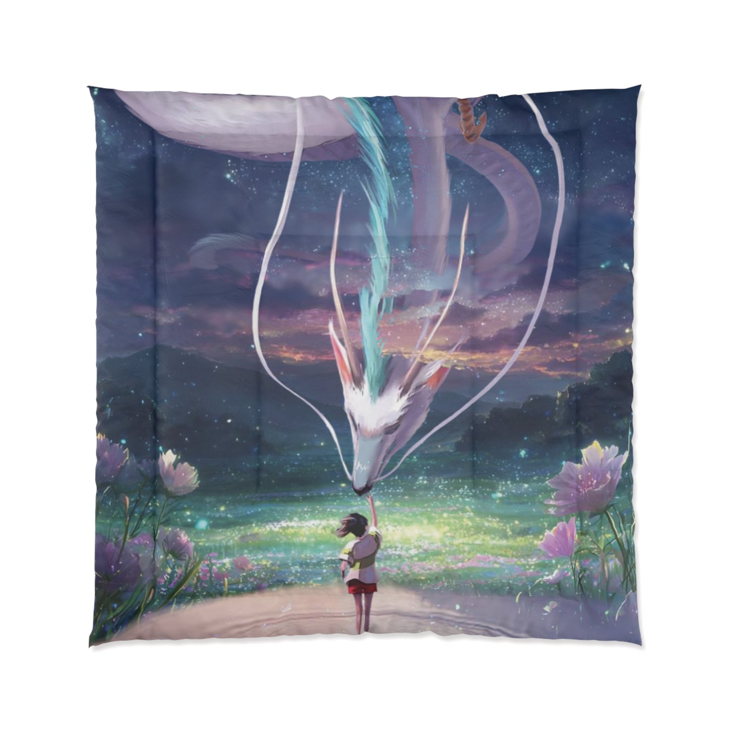 Dream Spirit Comforter — Spirited Away Inspired Night Sky Bedding
