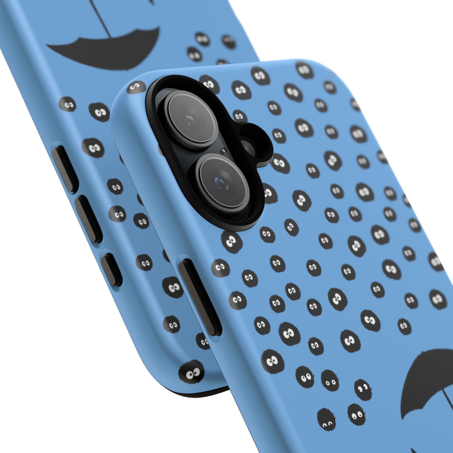 Totoro Umbrella Phone Case – Studio Ghibli-Inspired Totoro Soot Sprite Design