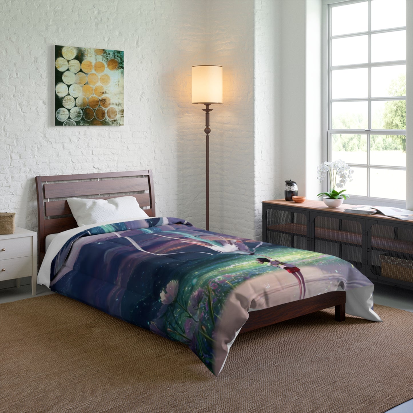 Dream Spirit Comforter — Spirited Away Inspired Night Sky Bedding