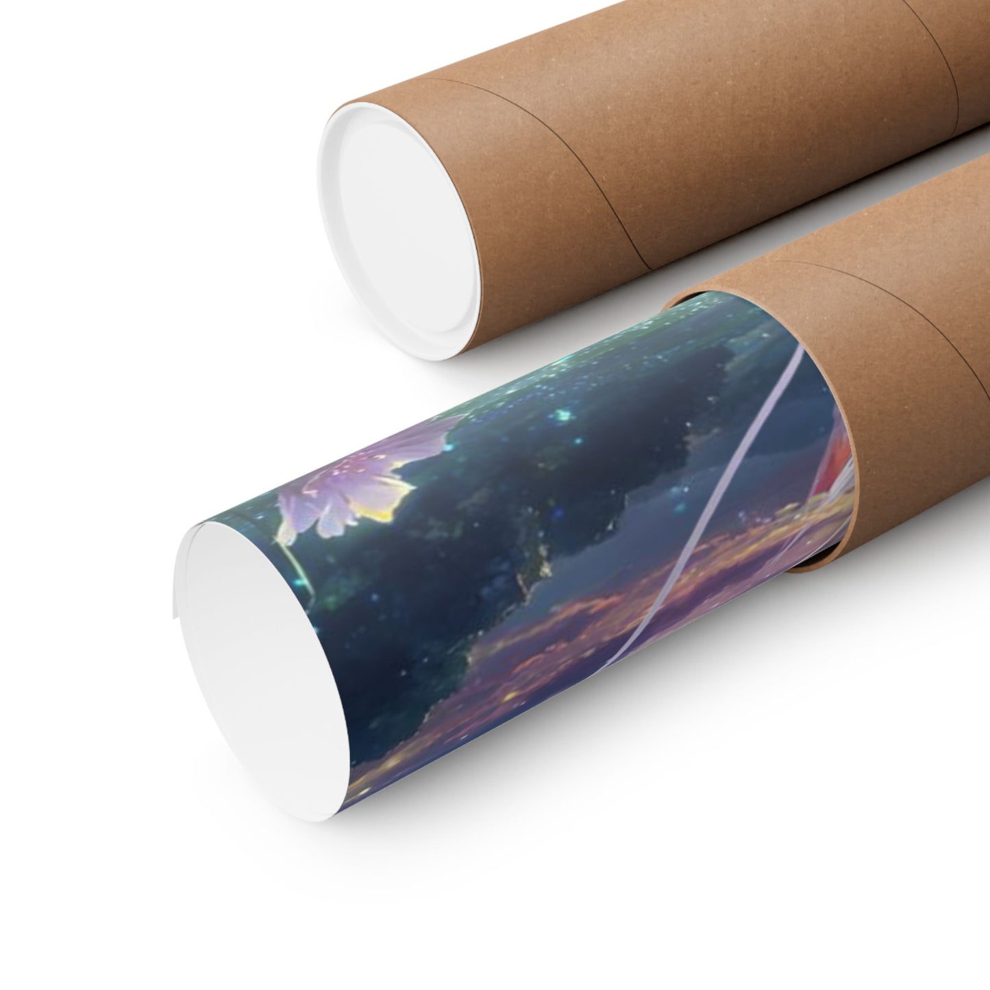 Matte Vertical Poster — Water Spirit Dragon Encounter Wall Art