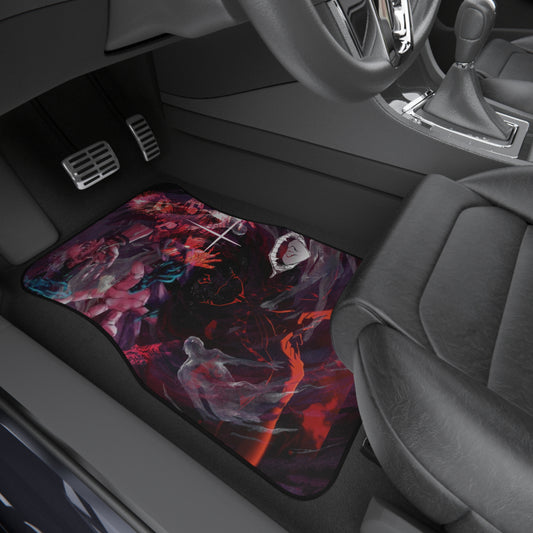 Duel of the two strongest, Car Mat Design (Set of 4)