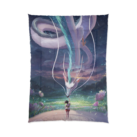 Dream Spirit Comforter — Spirited Away Inspired Night Sky Bedding