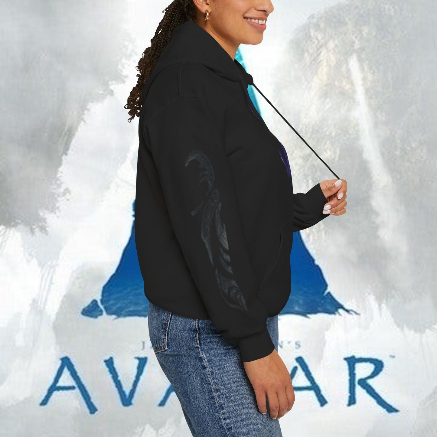 Avatar: Way of Water Na'Vi Hoodie — Indigenous-Inspired Design
