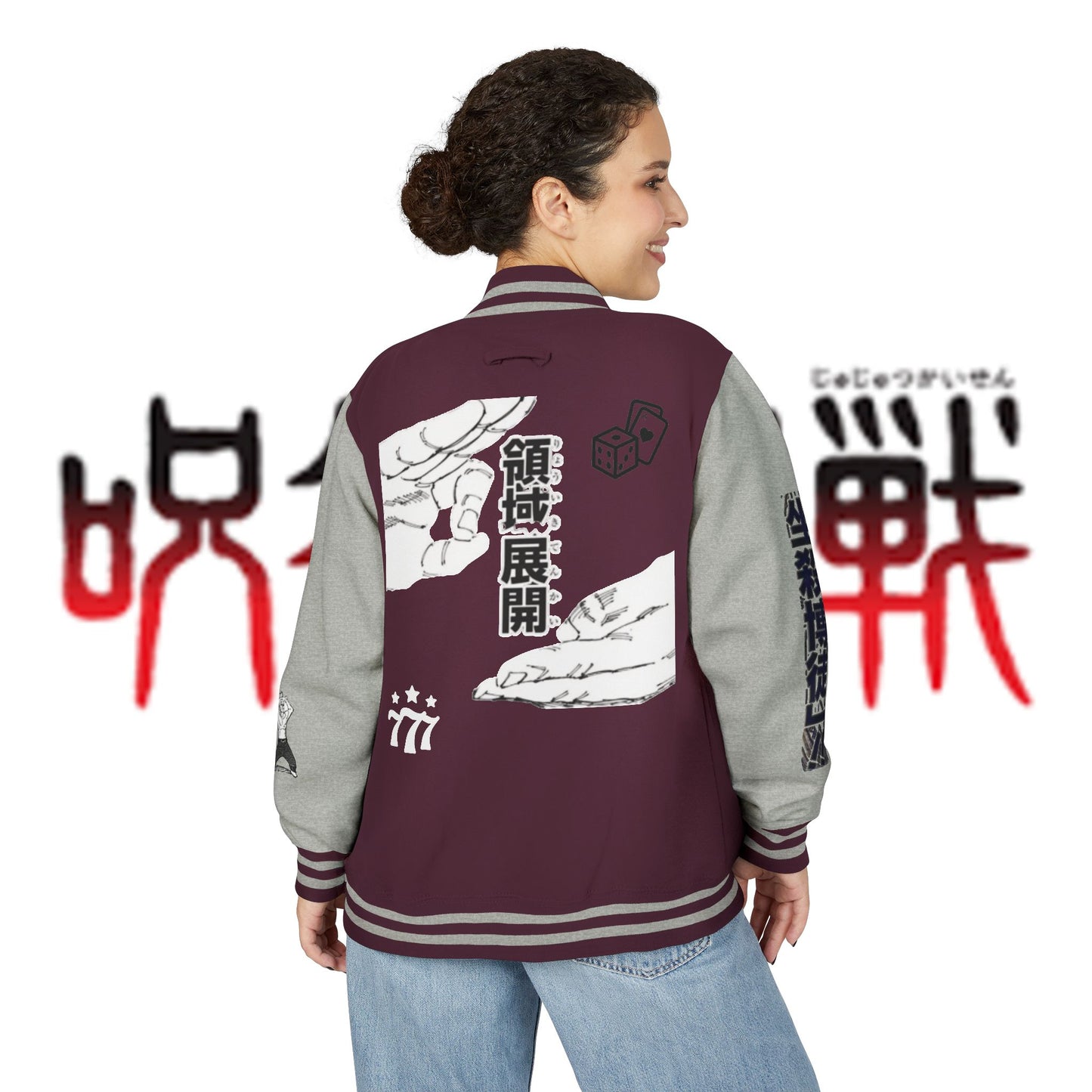 Hakari Domain Expansion Letterman Jacket — "Idle Death Gamble"