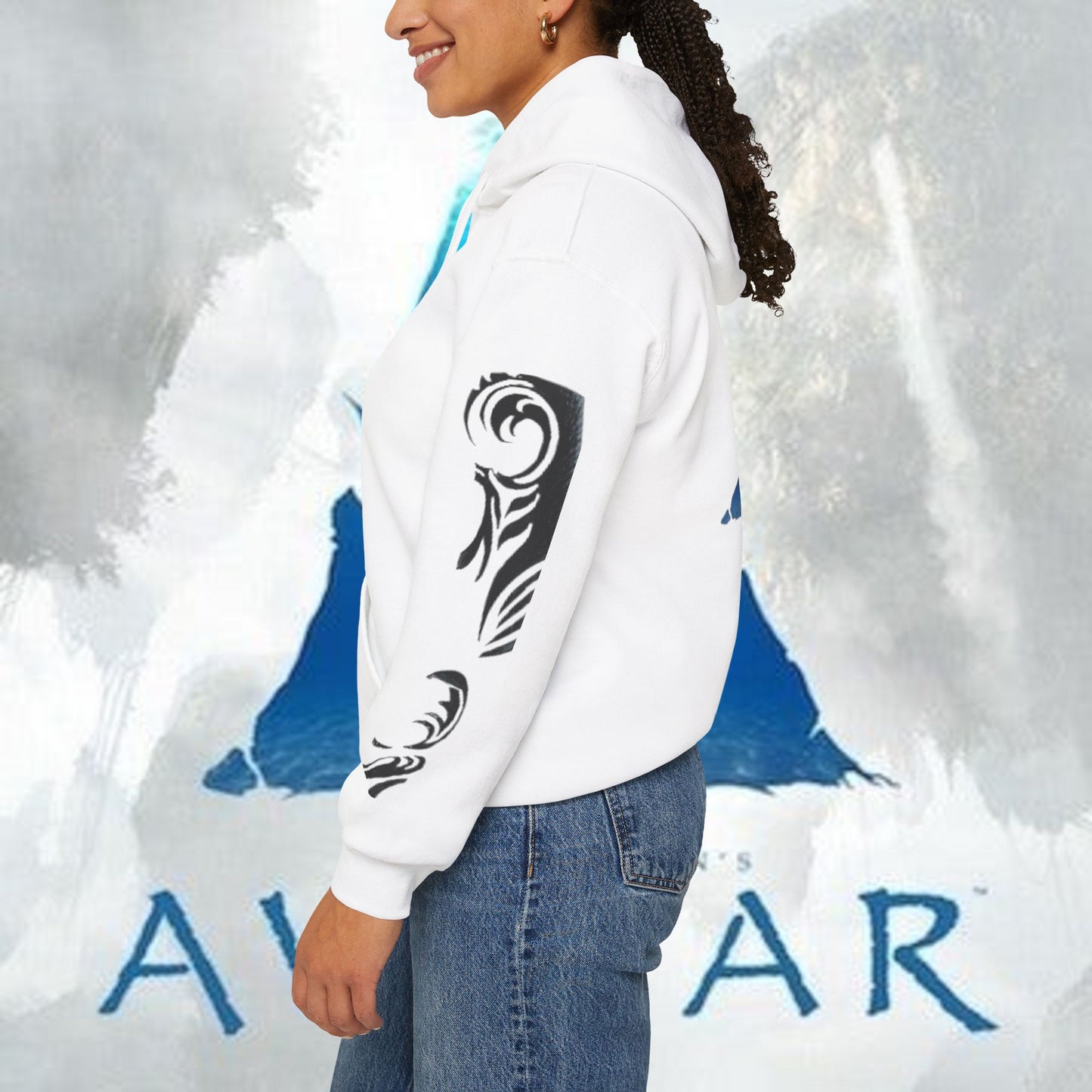 Avatar: Way of Water Na'Vi Hoodie — Indigenous-Inspired Design
