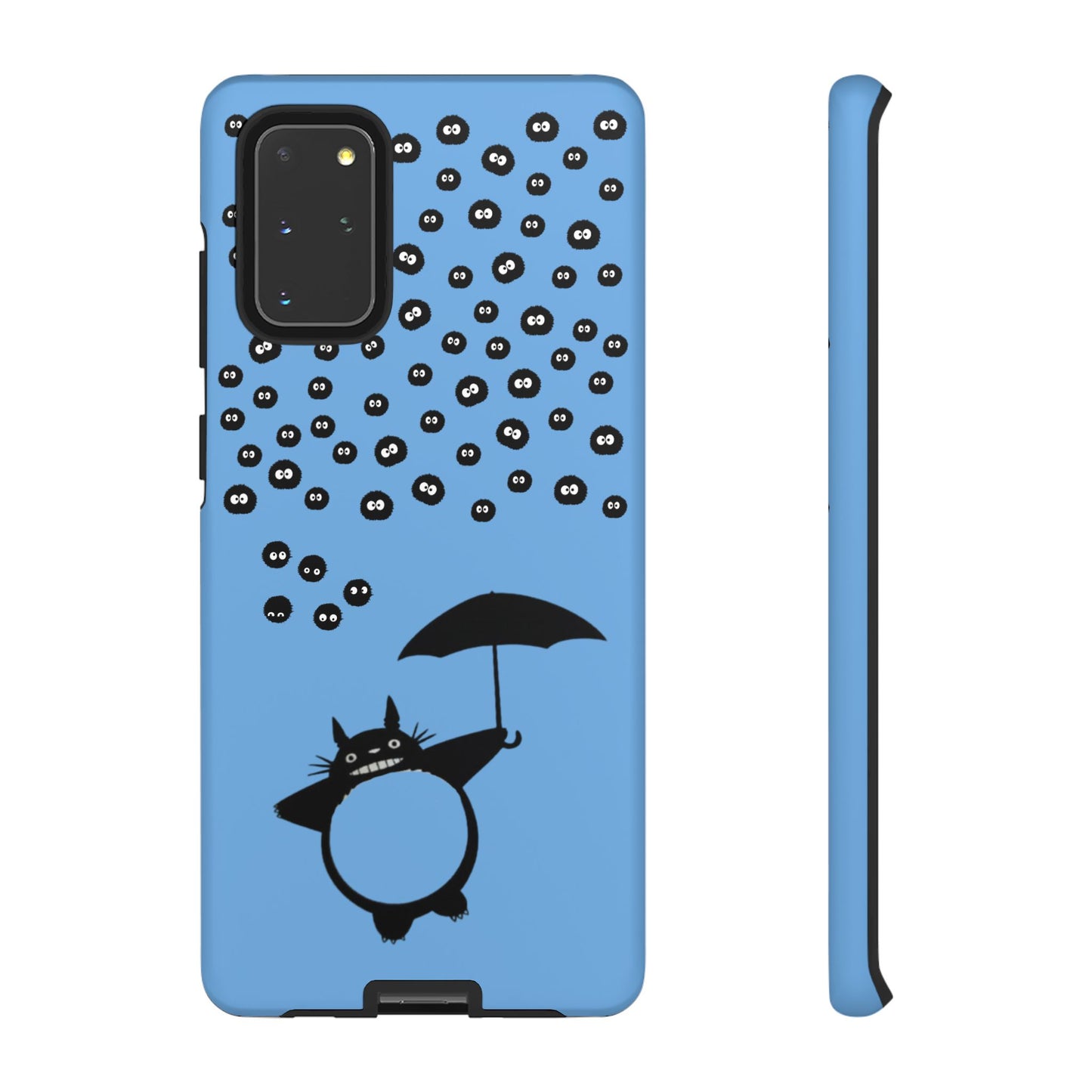 Totoro Umbrella Phone Case – Studio Ghibli-Inspired Totoro Soot Sprite Design