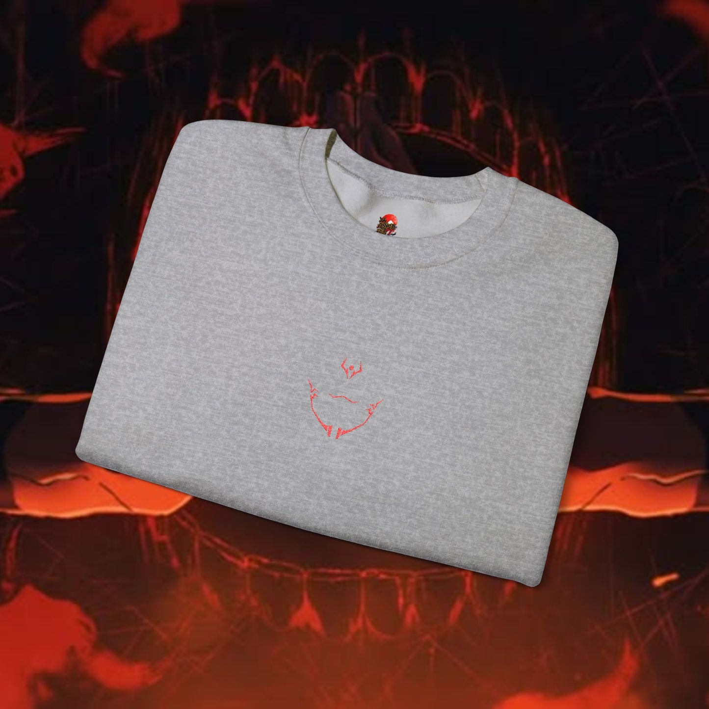 King of Curses Embroidered Crewneck Sweatshirt