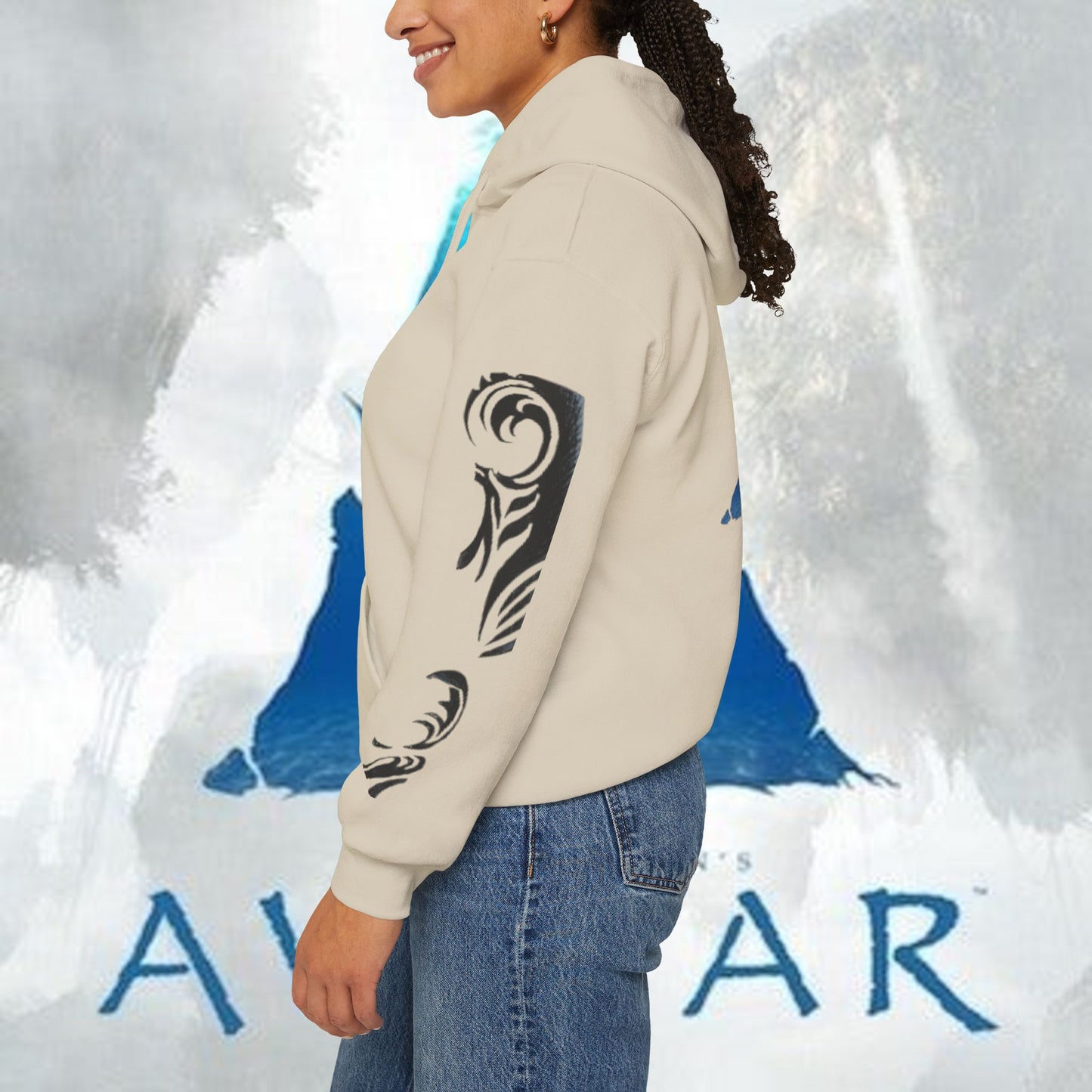Avatar: Way of Water Na'Vi Hoodie — Indigenous-Inspired Design