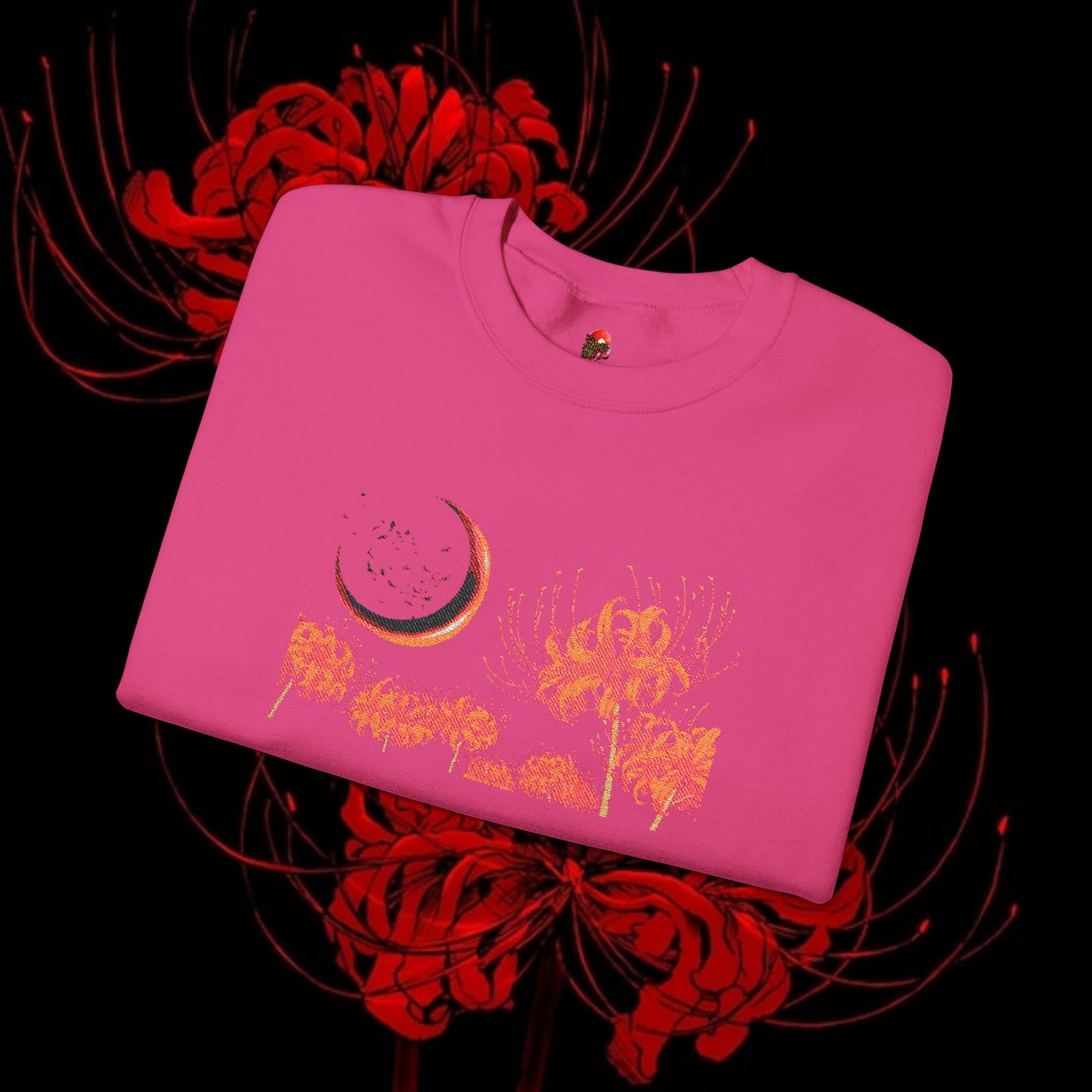 Tokyo Ghoul-Inspired Spider Lily Sweatshirt — Rize & Touka Anime Crewneck