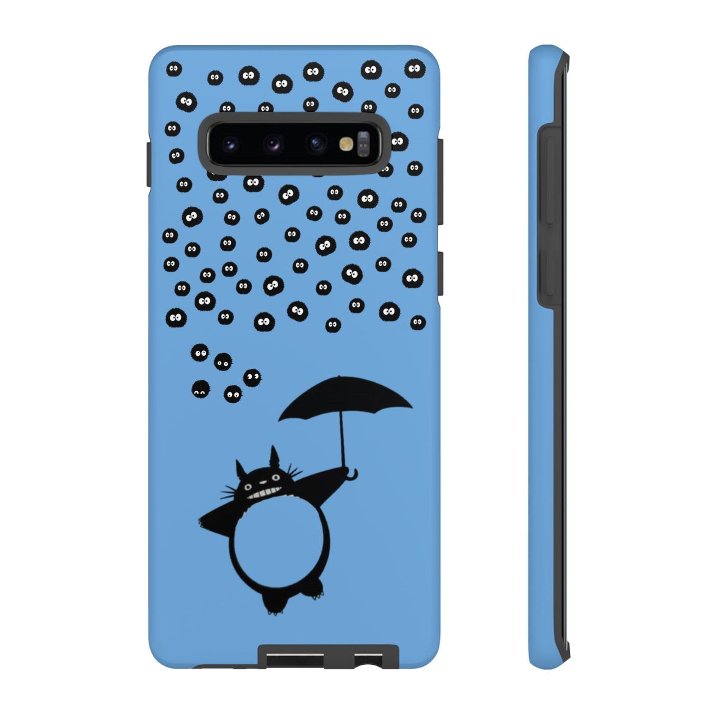 Totoro Umbrella Phone Case – Studio Ghibli-Inspired Totoro Soot Sprite Design