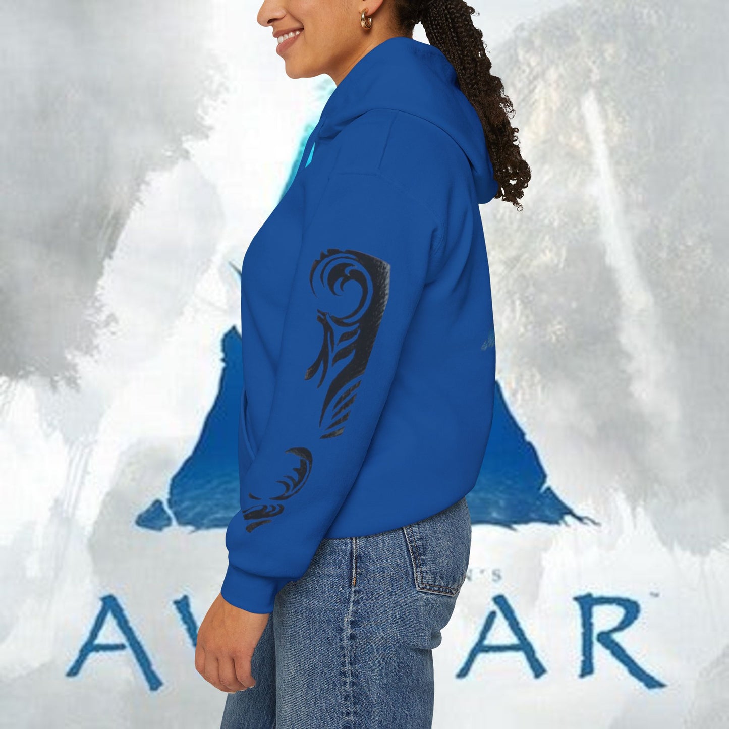 Avatar: Way of Water Na'Vi Hoodie — Indigenous-Inspired Design