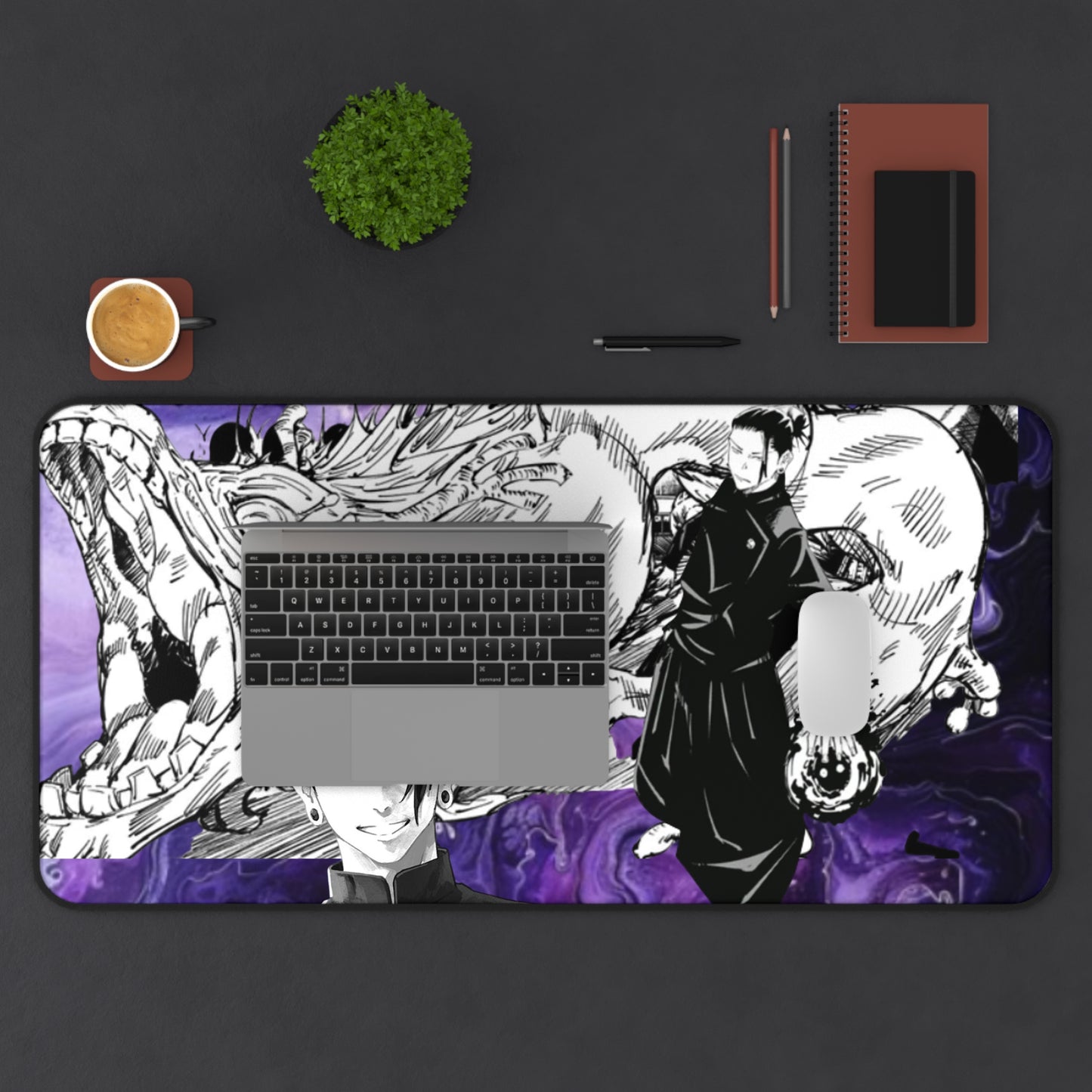Jujutsu Kaisen-Inspired 'Young Geto' Manga Rainbow Dragon Desk Mat