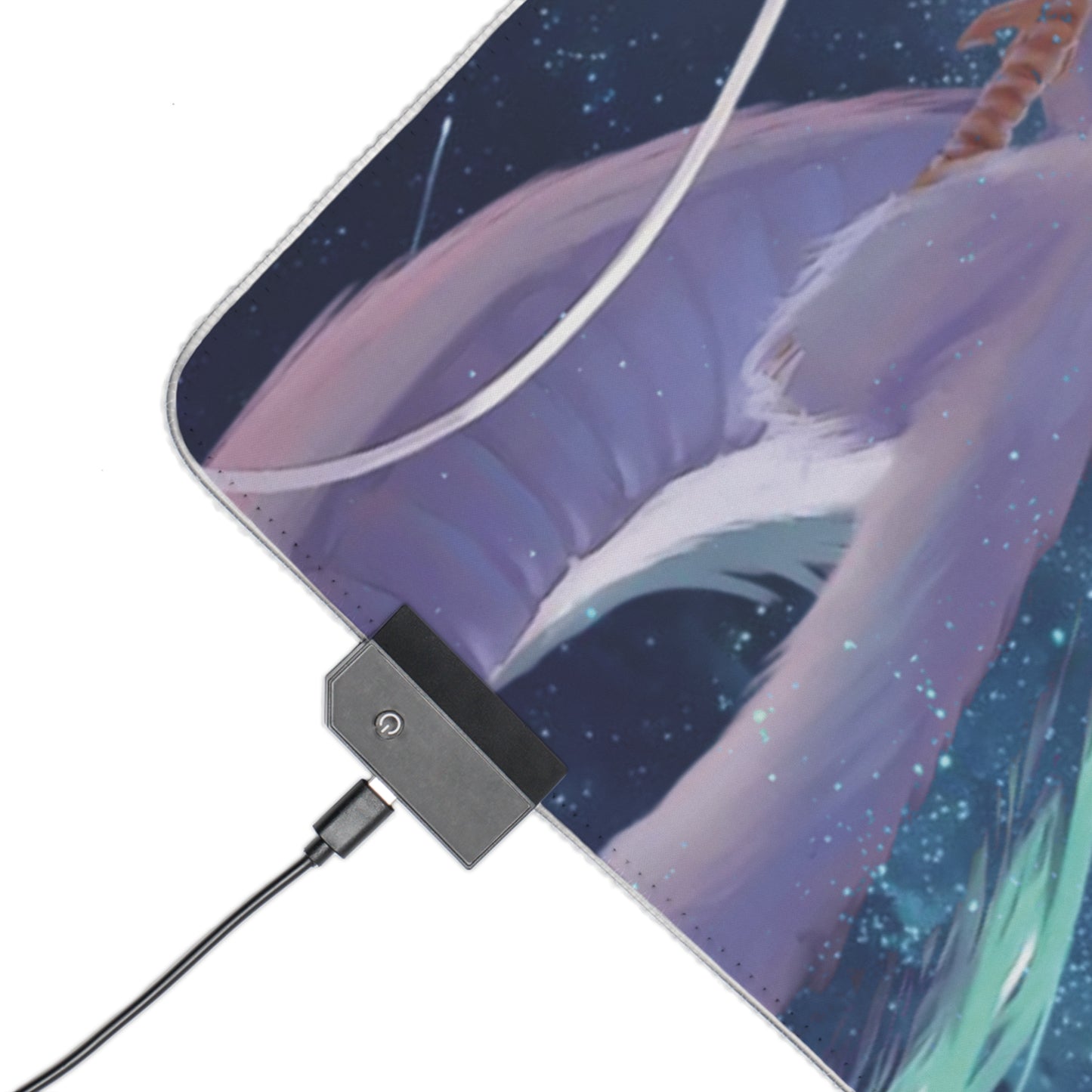 Ghibli-Inspired Dreamscape LED Gaming Mouse Pad