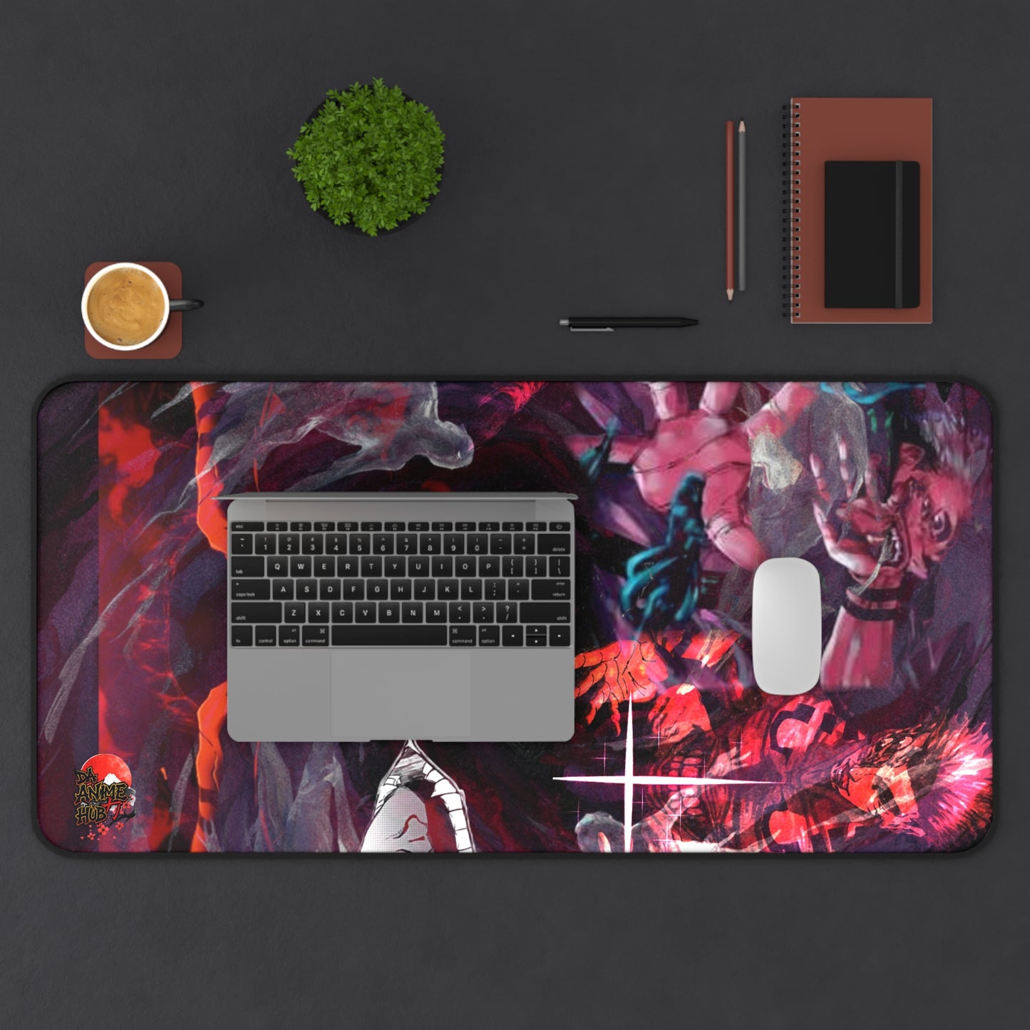 Eerie "King of Curses" Desk Mat — Gaming Mouse Pad