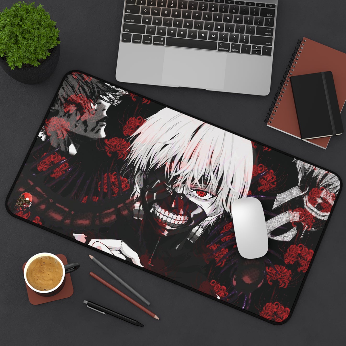 Kaneki Tokyo Ghoul Desk Mat — Anime Gaming Mouse Pad