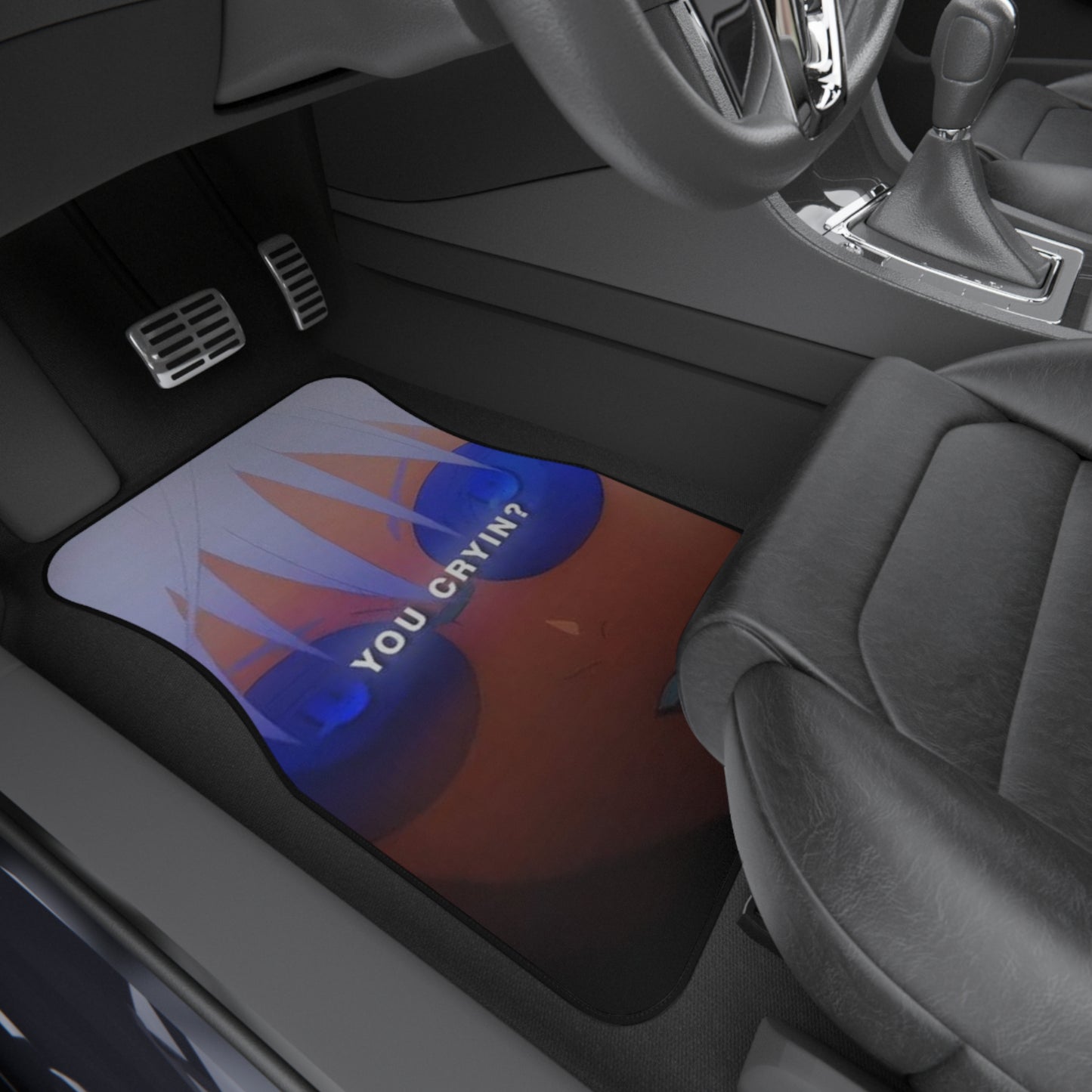 Gojo'You Cryin?' Car Floor Mats — Set of 4 (Front & Rear)