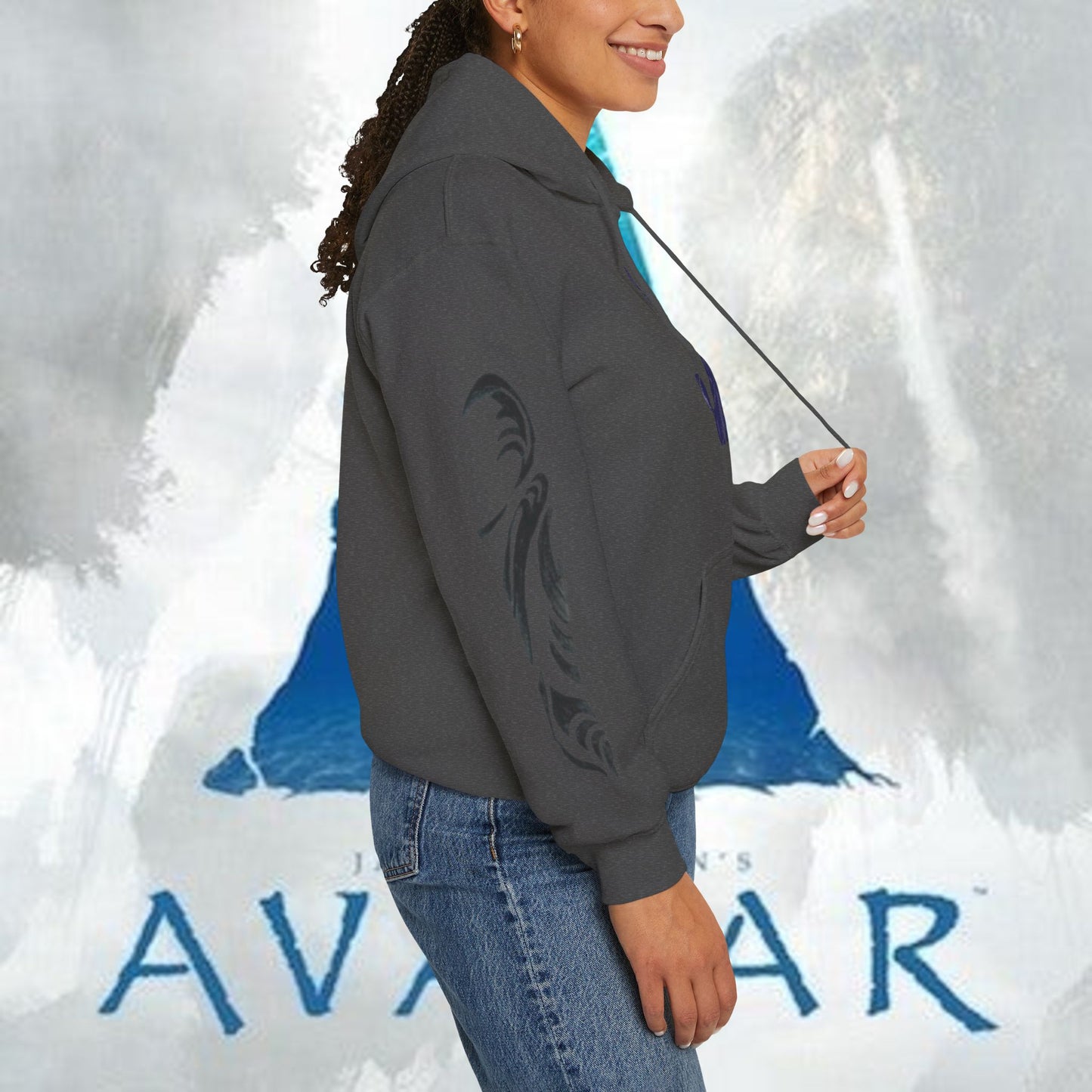 Avatar: Way of Water Na'Vi Hoodie — Indigenous-Inspired Design