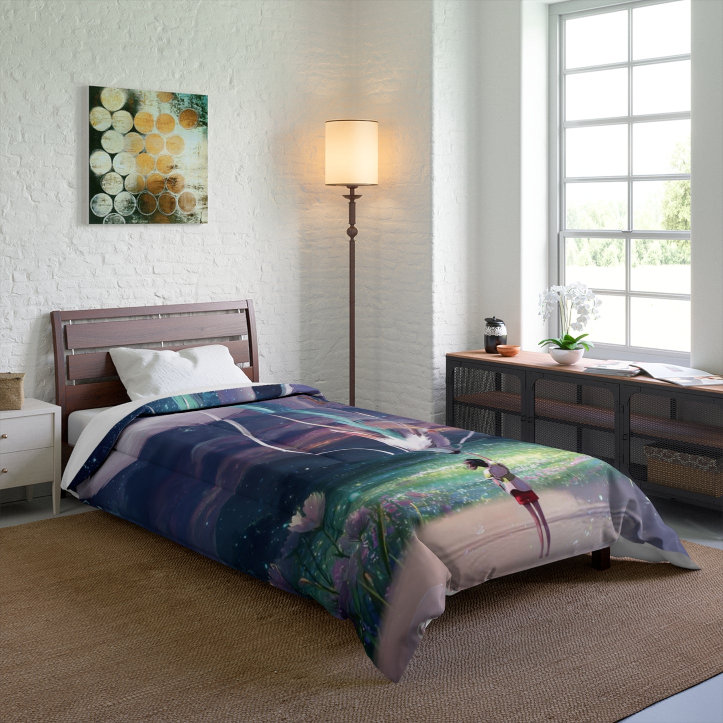 Dream Spirit Comforter — Spirited Away Inspired Night Sky Bedding