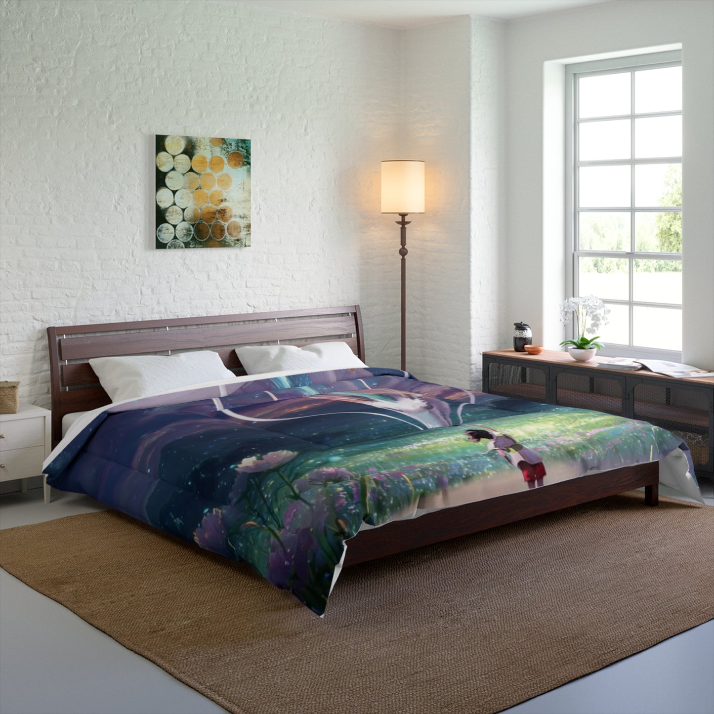 Dream Spirit Comforter — Spirited Away Inspired Night Sky Bedding