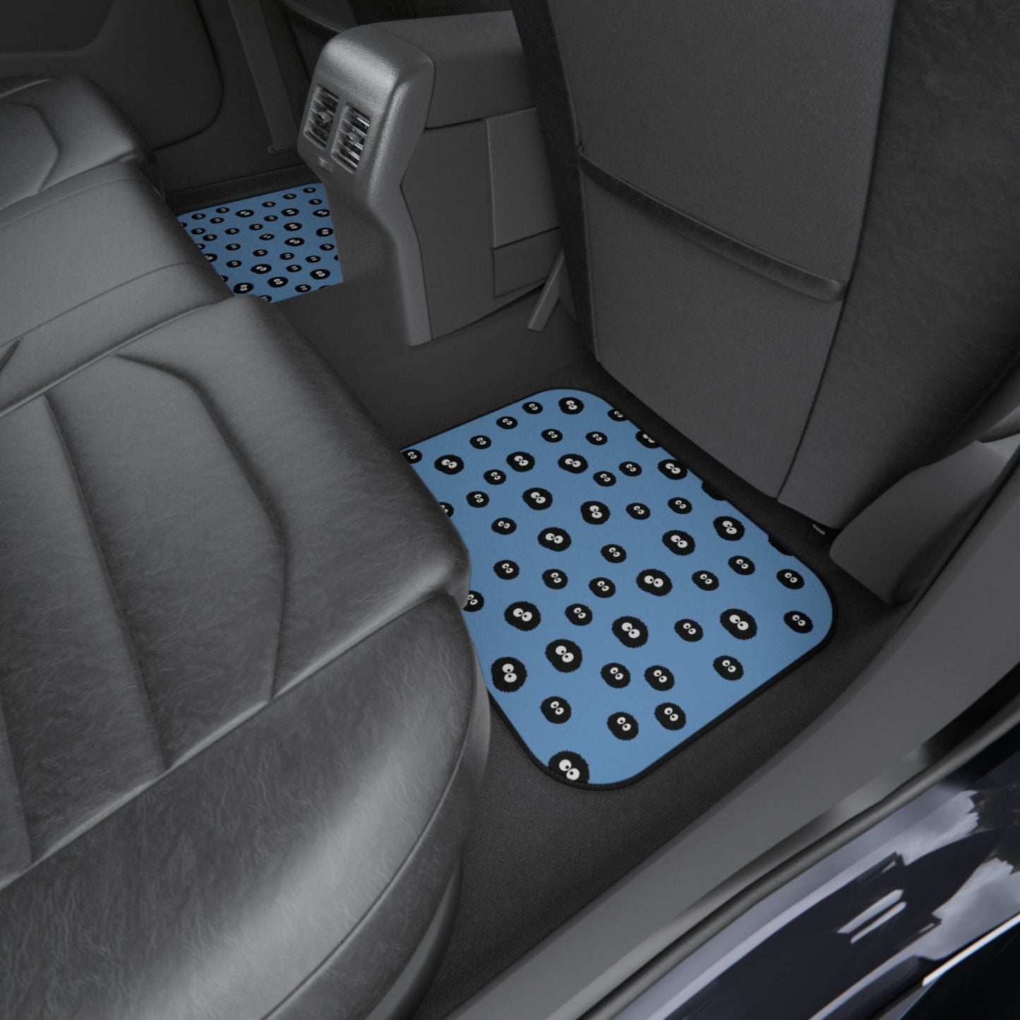 Kawaii Haku x Ghibli Inspired Car Mats (Set of 4) — Cute Anime Dragon Floor Liners