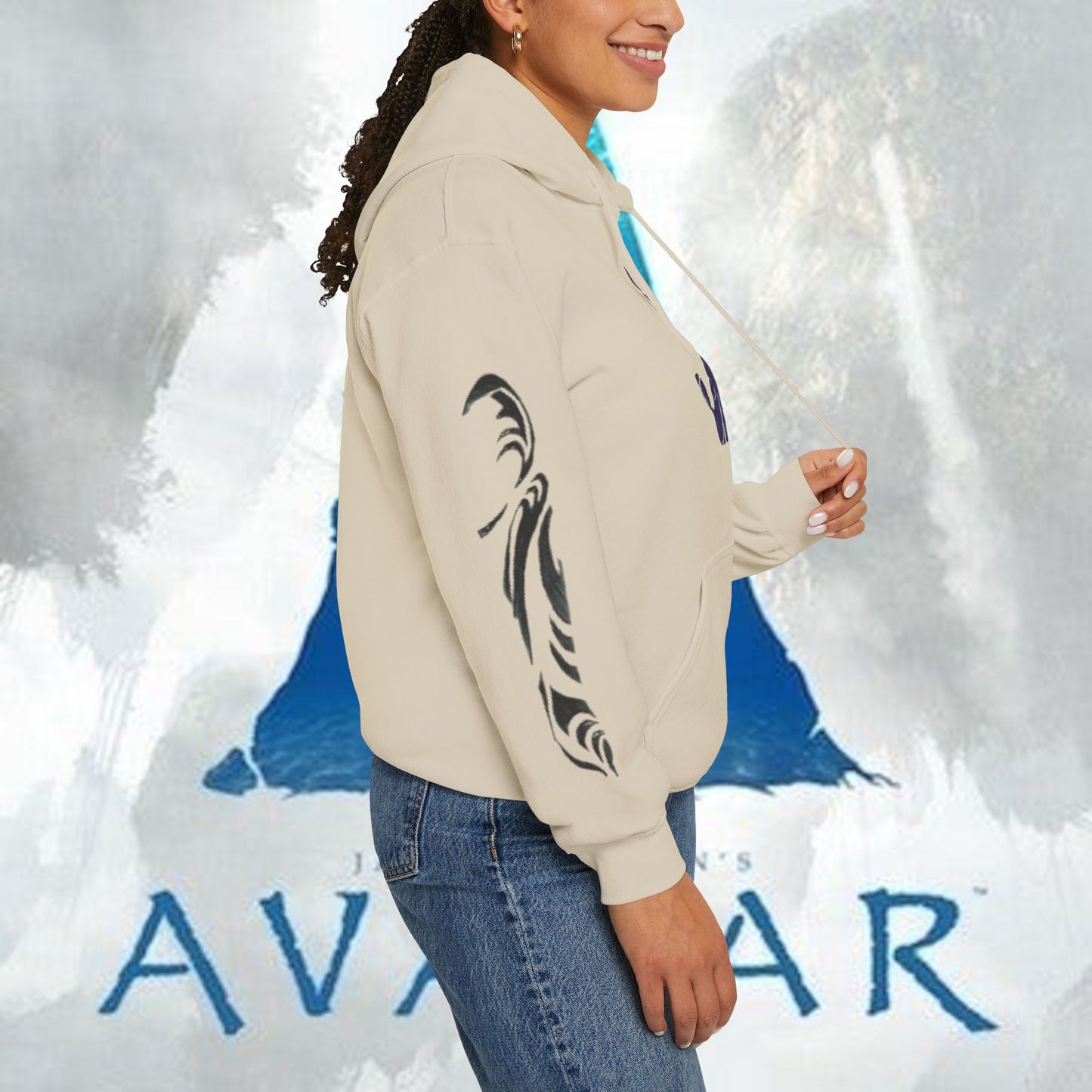 Avatar: Way of Water Na'Vi Hoodie — Indigenous-Inspired Design