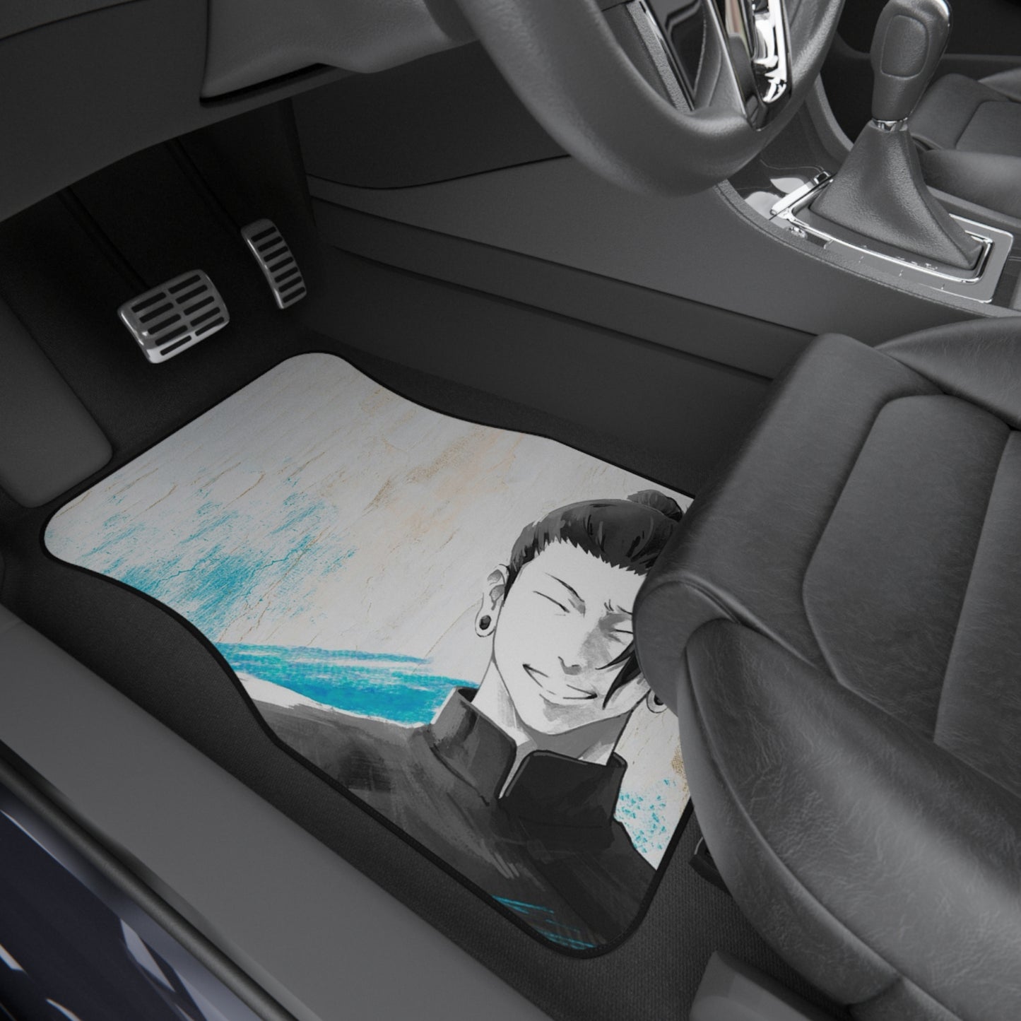 Geto Character Car Mats Set of 4 — Stylized Design