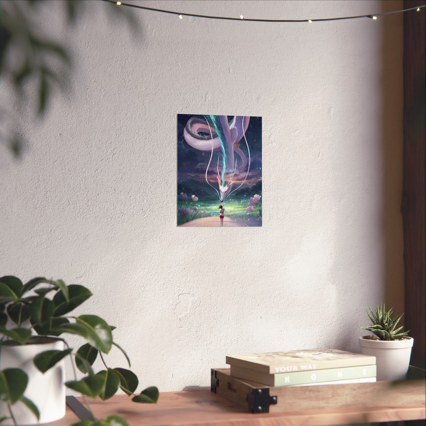 Matte Vertical Poster — Water Spirit Dragon Encounter Wall Art