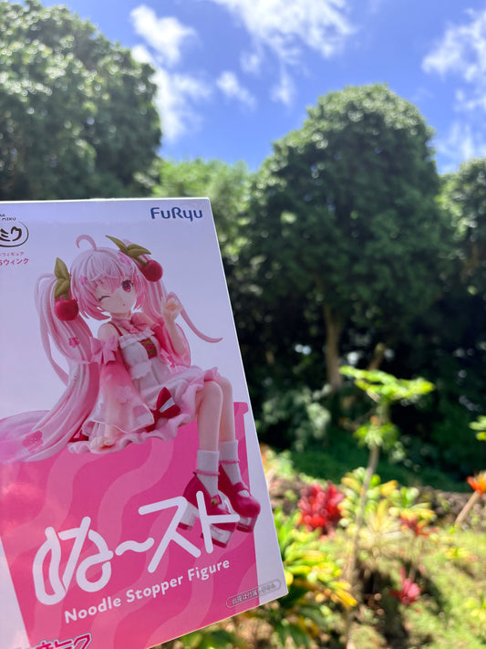 Sakura Miku noodle topper