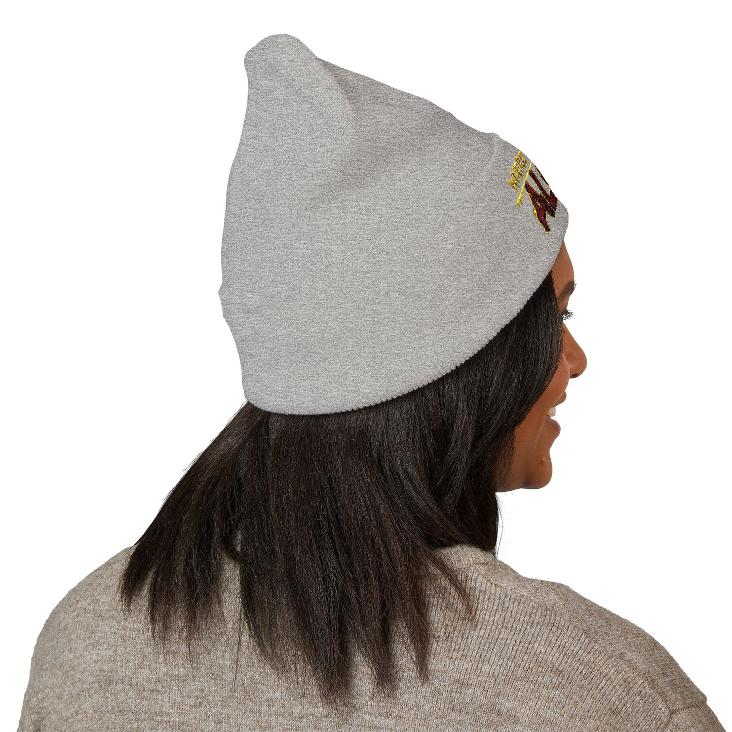 Where Anime Meets Aloha Embroidered Beanie — Classic Cuffed Knit Hat